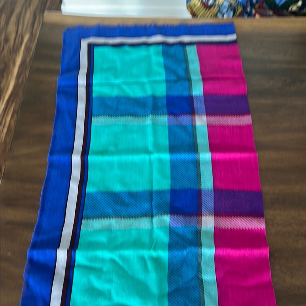 Colorful Geometric Scarf - Picture 2 of 4